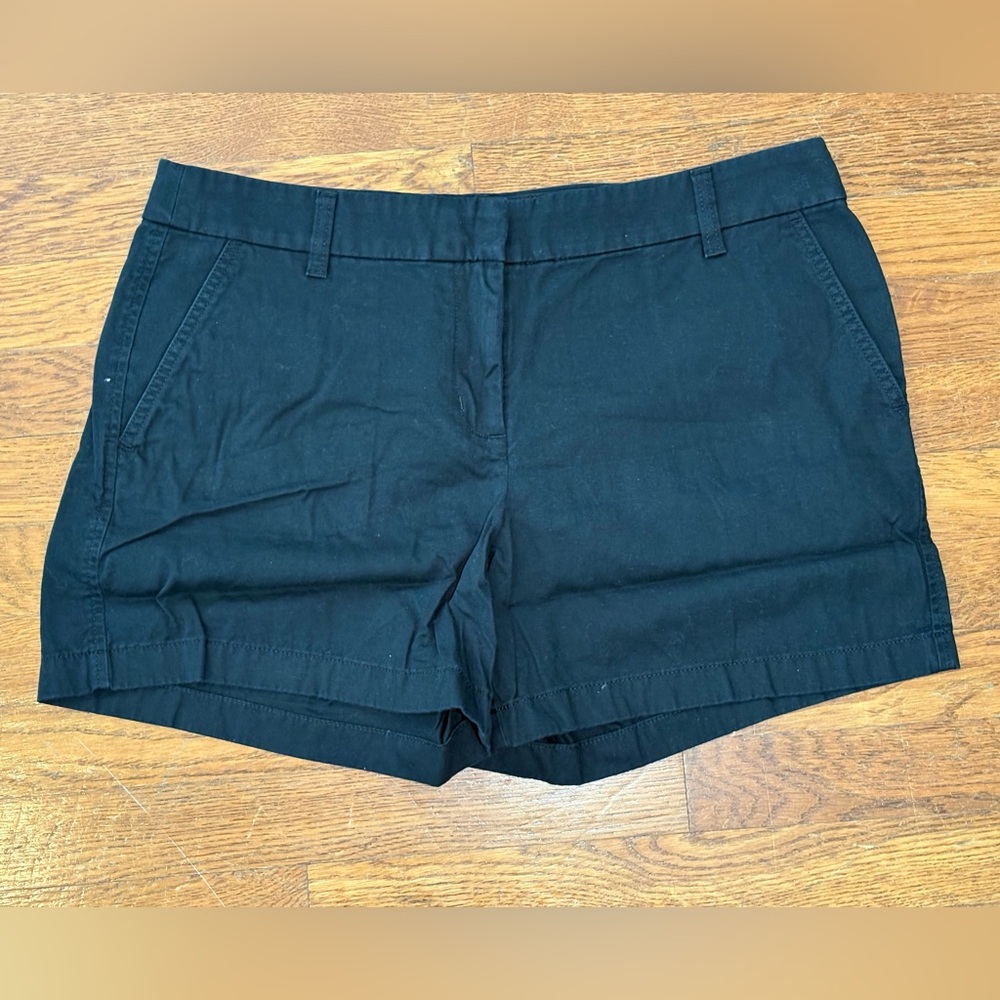 Black J.Crew Factory Chino Shorts